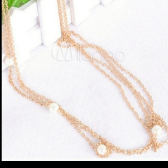 NEW Boutique Gold plated Body Chain Double Harness Fashion Edgy Body Jewelry - Picture 7 of 8